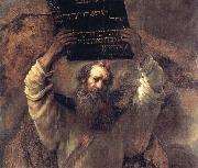 Moses with the Tablets of the Law Rembrandt